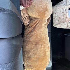 とても大きな犬のぬいぐるみの画像