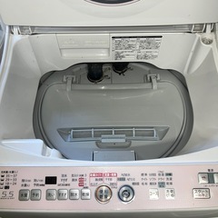 	SHARP 電気洗濯乾燥機　ES-T55E7-P 2014年製の画像