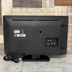 即日受渡❣️3年前購入フナイ 24V型 2チューナー搭載。裏番組録画可能7500円の画像