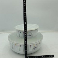 保存容器セット（蓋付きボウル2個、箱あり） の画像