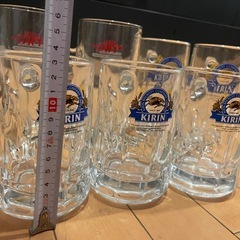 ジョッキ　キリン、アサヒの画像