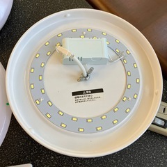 M2509-310 エスアンドアイ LEDシーリングライト② CL-602 調光可能 リモコン付き 動作確認済み　キズ汚れ有りの画像