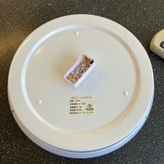 M2509-310 エスアンドアイ LEDシーリングライト② CL-602 調光可能 リモコン付き 動作確認済み　キズ汚れ有りの画像