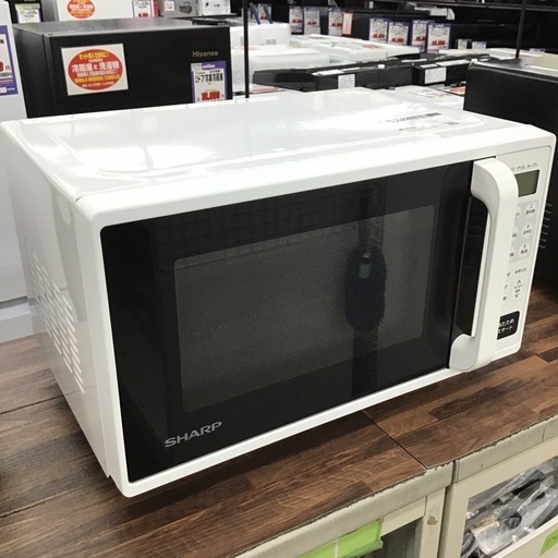 #I-53【ご来店頂ける方限定】SHARPのフラットオーブンレンジです