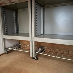 オフィス什器　セット　3キャビネット　全て同じ大きさです。の画像