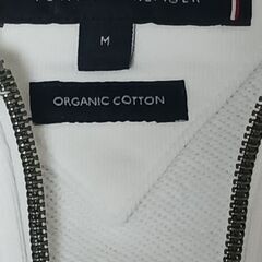 TOMMY HILFIGER パーカー　白、サイズM　未使用に近い美品の画像