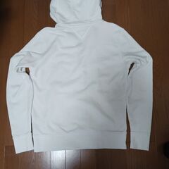 TOMMY HILFIGER パーカー　白、サイズM　未使用に近い美品の画像