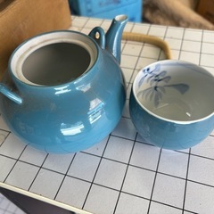 【倉庫セール】湯呑み茶碗、急須などのセット
の画像