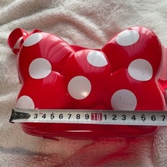 ディズニーランド　ミニー　赤ドットリボン　ミニーポップコーンバケットの画像