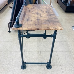 【ジモティー割引で最大15％OFF⭐️】インダストリアル　木目調デスク　オールディンの画像