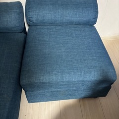 ソファ　オットマン　2個の画像