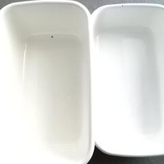 無印良品　ホーロー保存容器　2個セットの画像