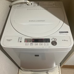 【取引済み】冷蔵庫、洗濯機の画像