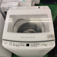 【愛品倶楽部柏店】 AQUA アクア 2024年製 7.0kg 全自動洗濯機 AQW-V7P インバーター搭載の画像