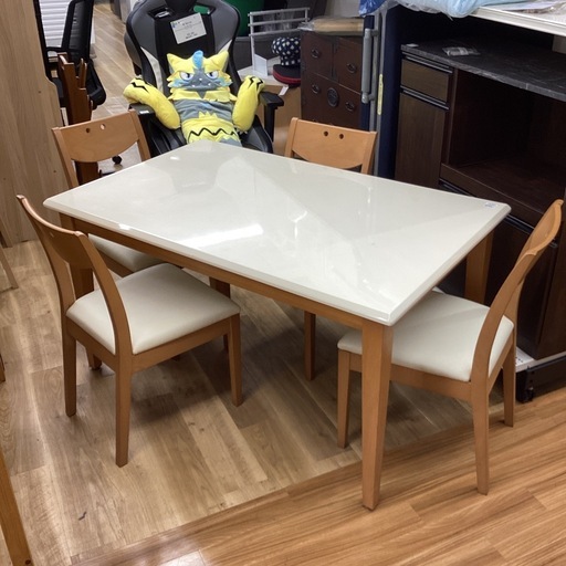 【取りに来られる方限定！！】園田産業　ダイニング5点セット