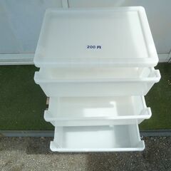 プラスチックケース 3段ボックスの画像
