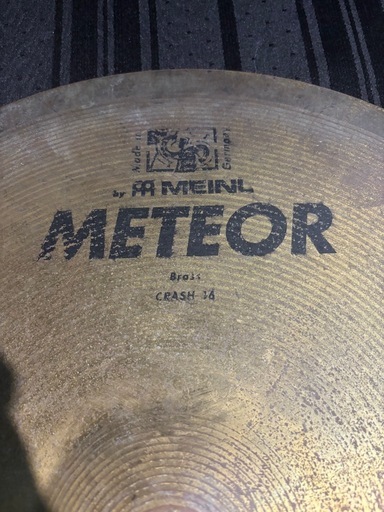 ? Meinl Meteor Brass Crash 14”（ドイツ製） ?