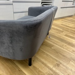 2人掛けソファー ファブリック グレー 家具 ソファー のご紹介です！の画像