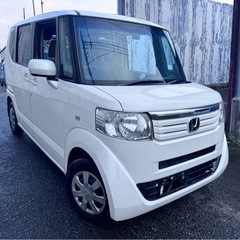美品ホンダ N-BOX ホワイト　GLパッケージ　車検2年付き　ETC TVの画像
