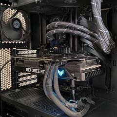 自作ゲーミングPC＋モニター（2台）＋周辺機器フルセット！の画像