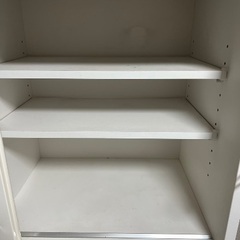 カップボード　食器棚　レンジボード　キッチンボード　ホワイトの画像