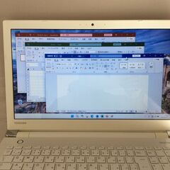 【お勧め・美品】東芝ノートPC　dynabook AZ45/AW　Win11 SSD240GB メモリ8GB Office2021　バッテリー良好の画像