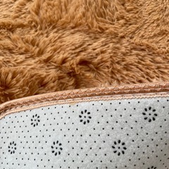 【決定】新品 シャギーラグ カーペット ふわふわ マット 100×150 オレンジブラウンの画像