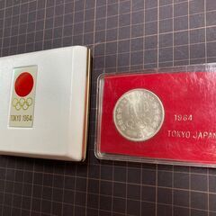 東京オリンピック １９６４年(S.３９) １０００円×２、１００円×１ ケース入　その他　未使用 の画像