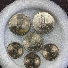 東京オリンピック １９６４年(S.３９) １０００円×２、１００円×１ ケース入　その他　未使用 の画像