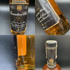 M347　アメリカウイスキー カナディアン クラブ ブラックラベル 750ml 40% CANADIAN CLUB カナディアンウイスキーの画像