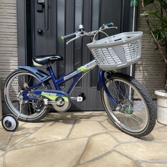 【譲渡者様決定】ブリヂストン子供用自転車 補助輪付の画像