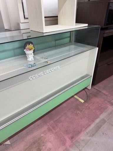 ショーケース　ガラス　木製　カウンターケース　店舗用什器　中古家具　中古店舗用品　