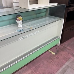 ショーケース　ガラス　木製　カウンターケース　店舗用什器　中古家具　中古店舗用品　の画像