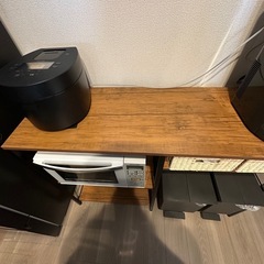 ゴミ箱収納キッチンカウンターの画像