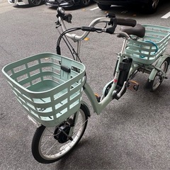 電動アシスト三輪自転車【ブリヂストン2023年製】の画像