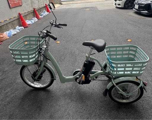 電動アシスト三輪自転車【ブリヂストン2023年製】