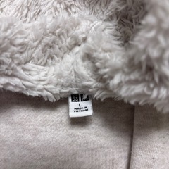 UNIQLO パーカー Lサイズ レディース オフホワイトの画像