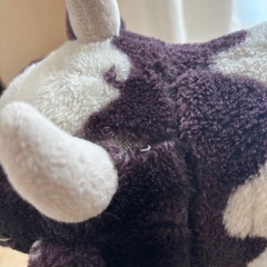 座れる牛 スツールの画像