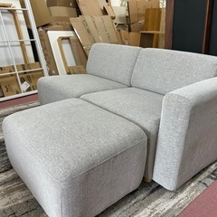 組み合わせいろいろ一人掛ソファー2個（オットマン別売）の画像