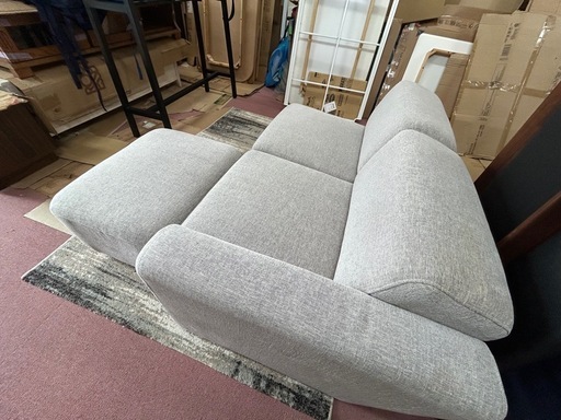 組み合わせいろいろ一人掛ソファー2個（オットマン別売）