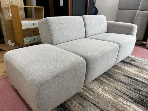 組み合わせいろいろ一人掛ソファー2個（オットマン別売）