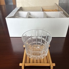 新品未使用・象印藤ポットグラスセットの画像
