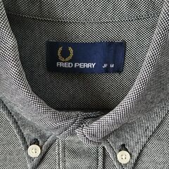  ④ FRED PERRY  フレッドペリー  鹿の子長袖シャツの画像