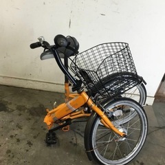 h-112△ q 岐阜発/ 折りたたみ自転車/ STAND FOLDING BICYCLE/ 20インチ/ 6段変速/ 走行確認/ 現状品/ R7.9/12 △の画像