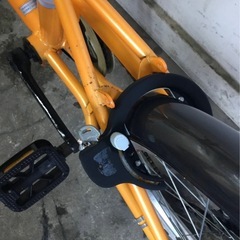 h-112△ q 岐阜発/ 折りたたみ自転車/ STAND FOLDING BICYCLE/ 20インチ/ 6段変速/ 走行確認/ 現状品/ R7.9/12 △の画像