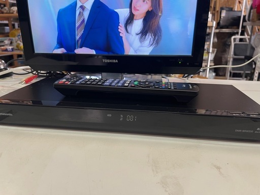 お話中　お値下げ！　Panasonic パナソニックDIGA DMR-BRW550 2チューナー 2018年製 ブルーレイ レコーダー  HDD 500GB 稼働確認済 中古品 ①