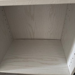 【引越間近🙏】カラーボックス ホワイト 木目の画像