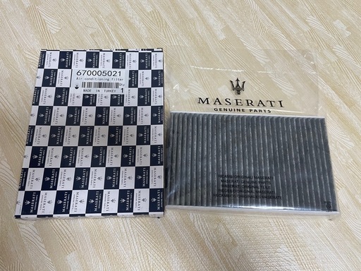 【新品・未使用品】Maserati 純正エアコンフィルター 670005021