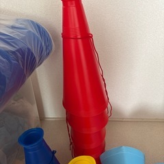 メガホンプラスチック20個セットの画像