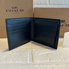 COACH 二つ折り財布 新品未使用の画像
